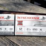 Three boxes of Winchester shotshells
