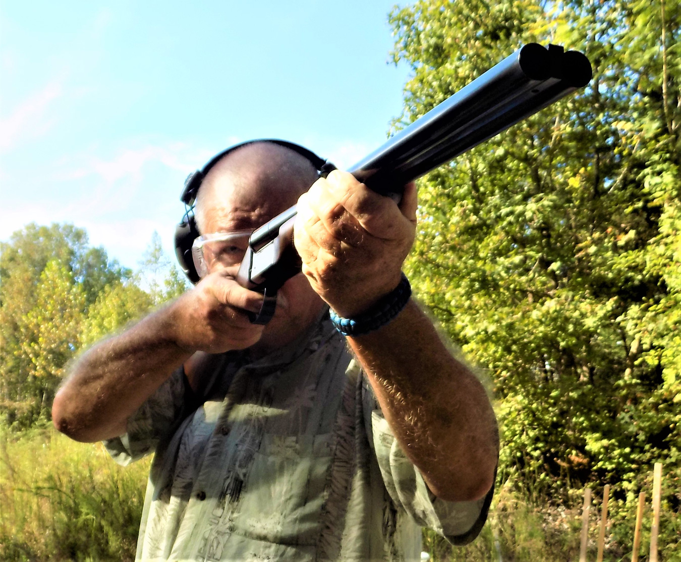 Bob Campbell shooting the Stoeger Coach Gun shotgun
