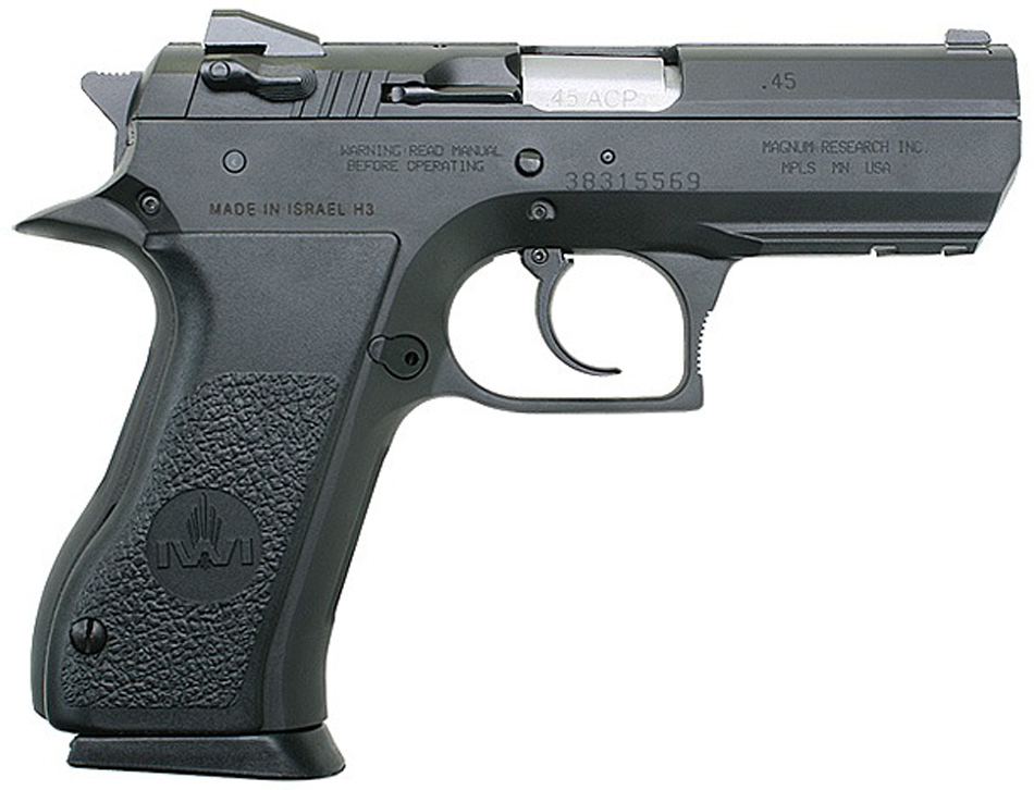 Baby Desert Eagle .45 ACP pistol right profile