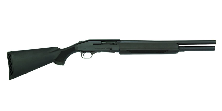 Mossberg 930 shotgun right, black, profile