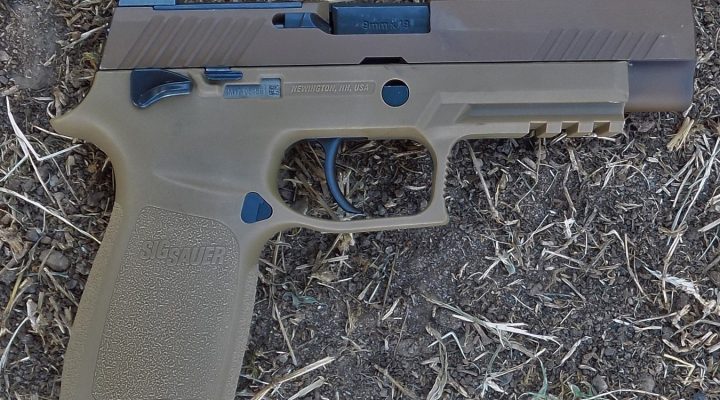 SIG P320 M17 pistol right profile