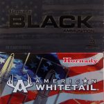 Hornady Black and Hornady American Whitetail boxes