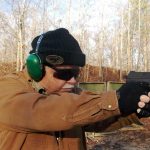 Bob Campbell shppting the Springfield XDE pistol