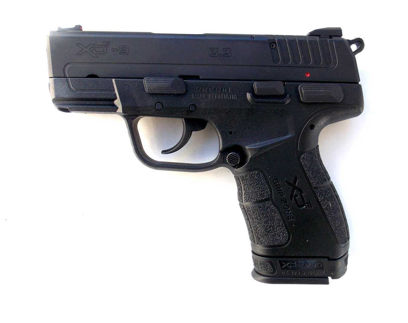 Springfield XDE 9mm profile left