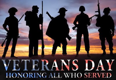 Patriotic Veterans Day poster