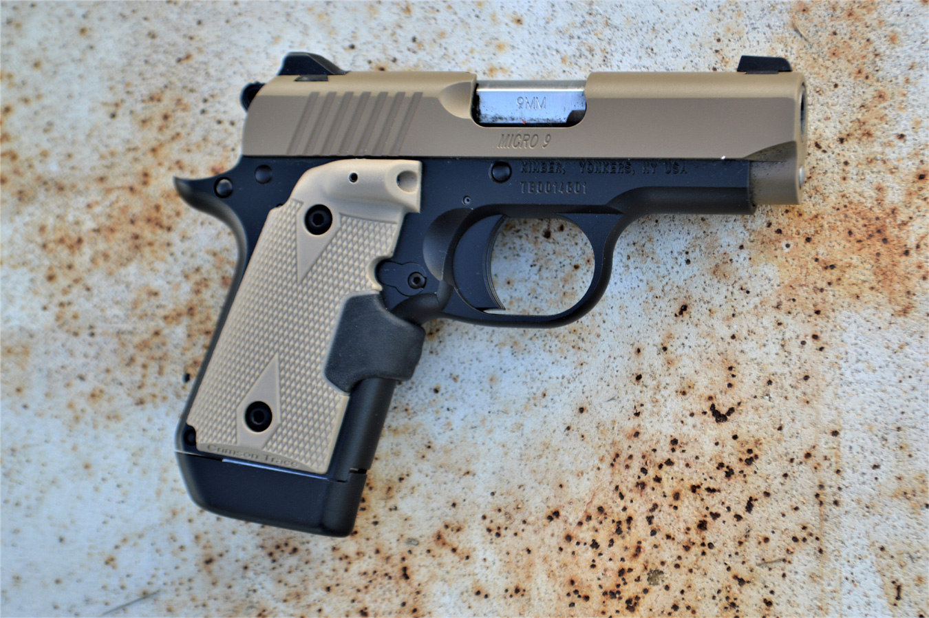Kimber Micro 9 with Crimson Trace laser grip