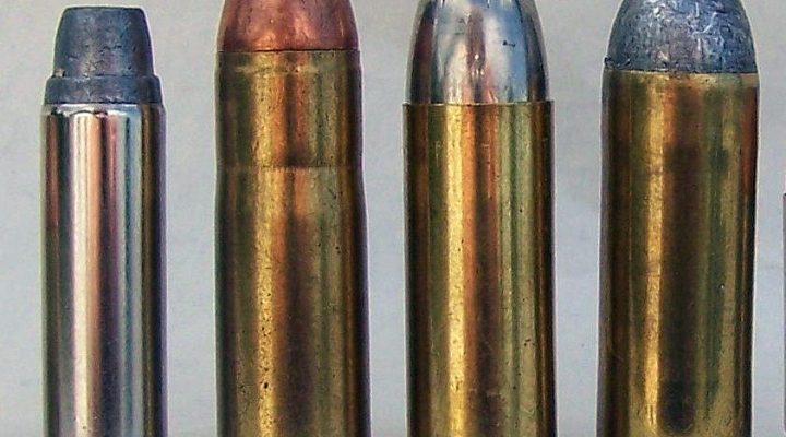 A line of handgun caliber cartridges