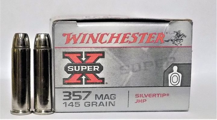 Winchester 145-grain .357 Mag ammunition box