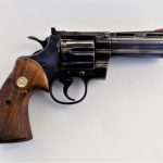 Colt Python revolver left profile