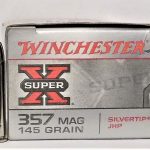 Winchester Super X .357 magnum ammunition box