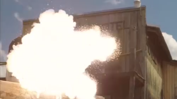 Exploding target