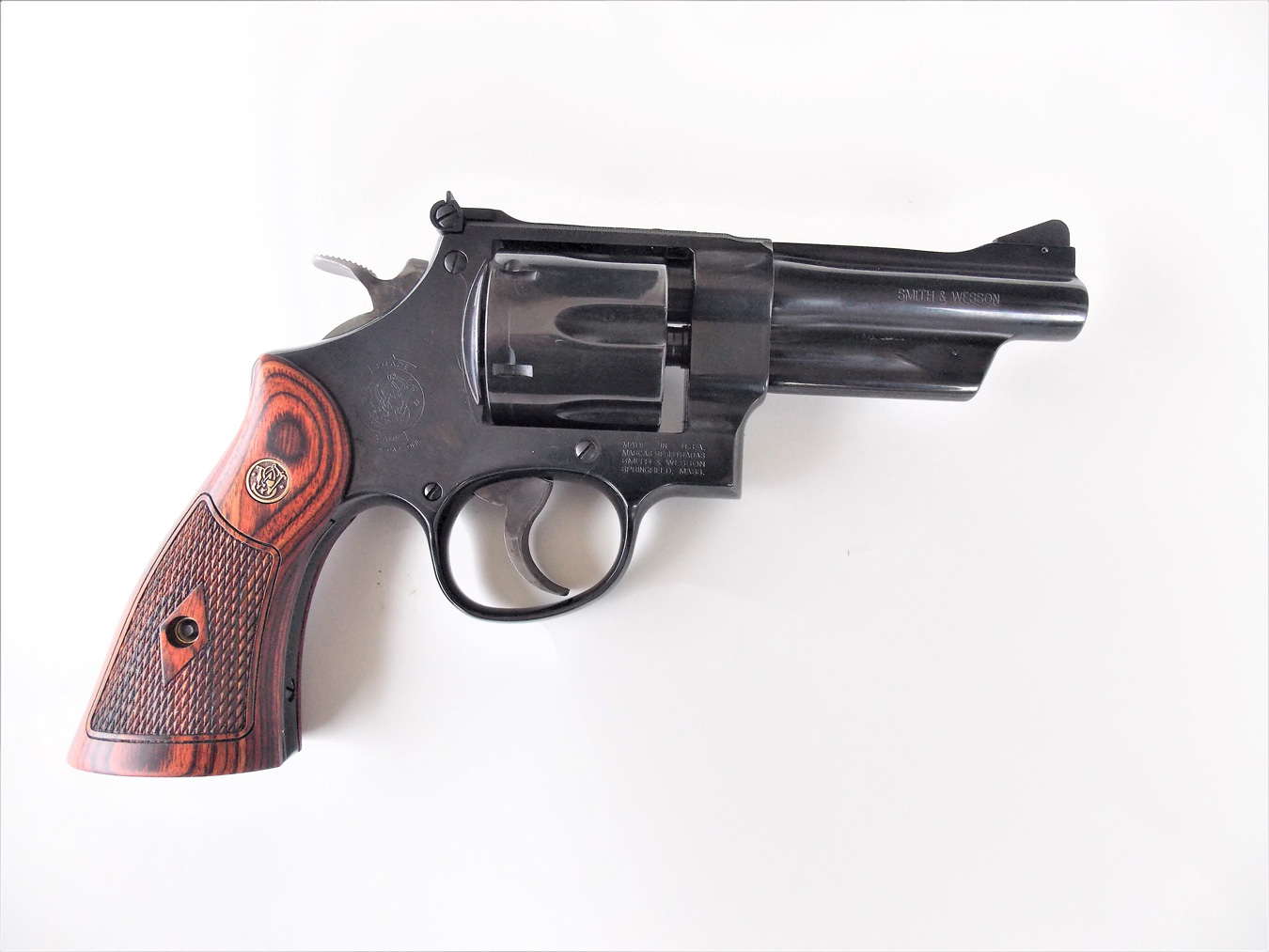 Smith and Wesson Model 27 revolver right profile