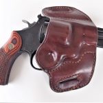 Smith and Wesson Model 27 revolver in a Lobo Leather holster