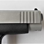 Forward cocking serrations on the Glock 48 pistol
