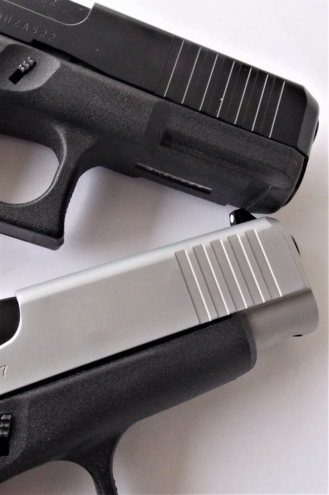 Glock 45 and GLock 48 dust cover comparison