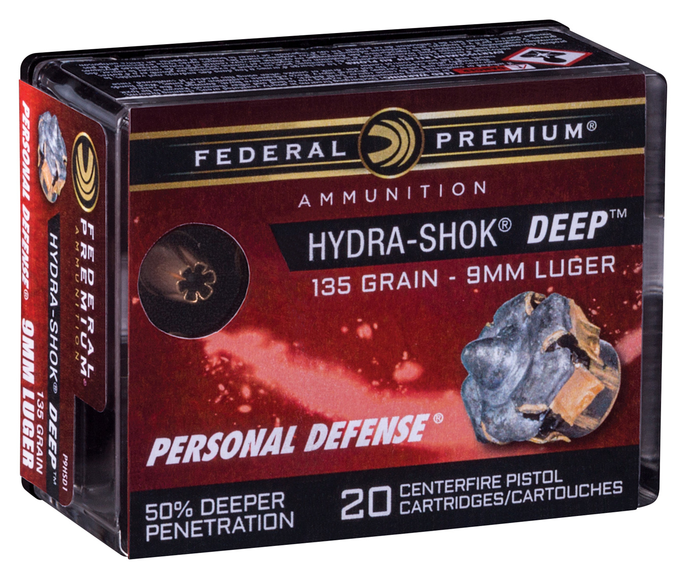 Federal Premium Hydra-Shok Deep personal defense ammunition