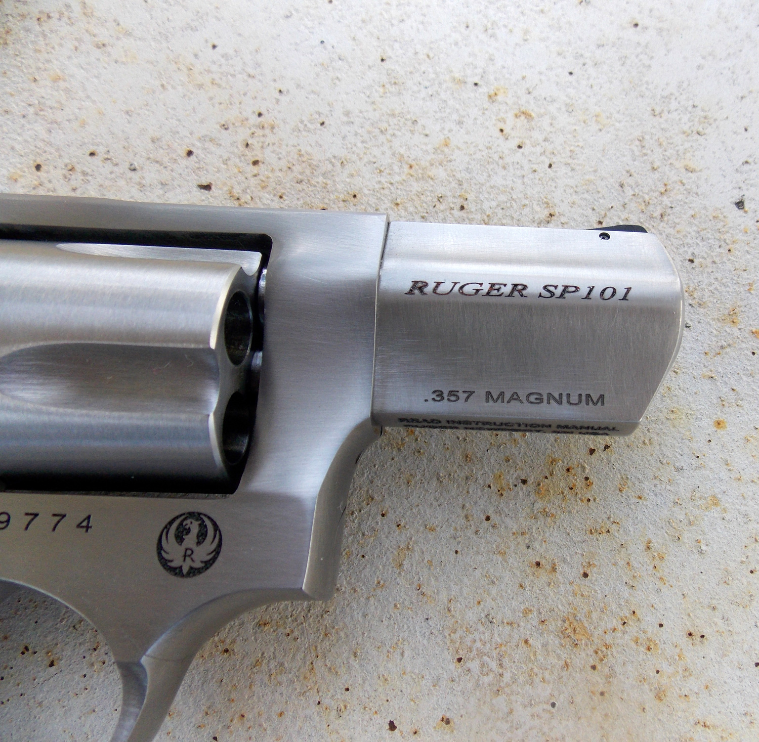 Ruger SP101 barrel
