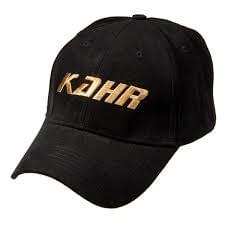 KAHR black and gold hat