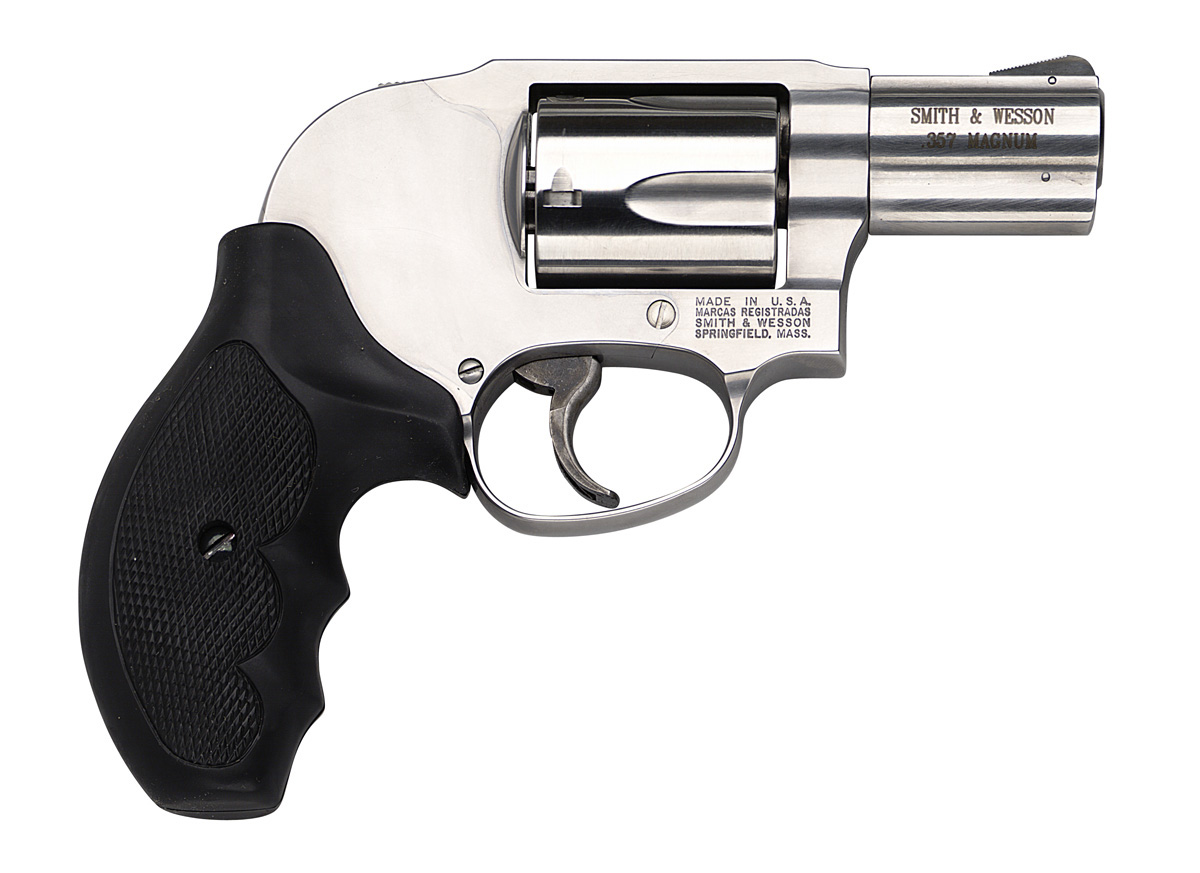 Smith and Wesson J Frame revolver chambered in .357 Magnum