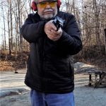 Bob Campbell shooting a L Frame revolver