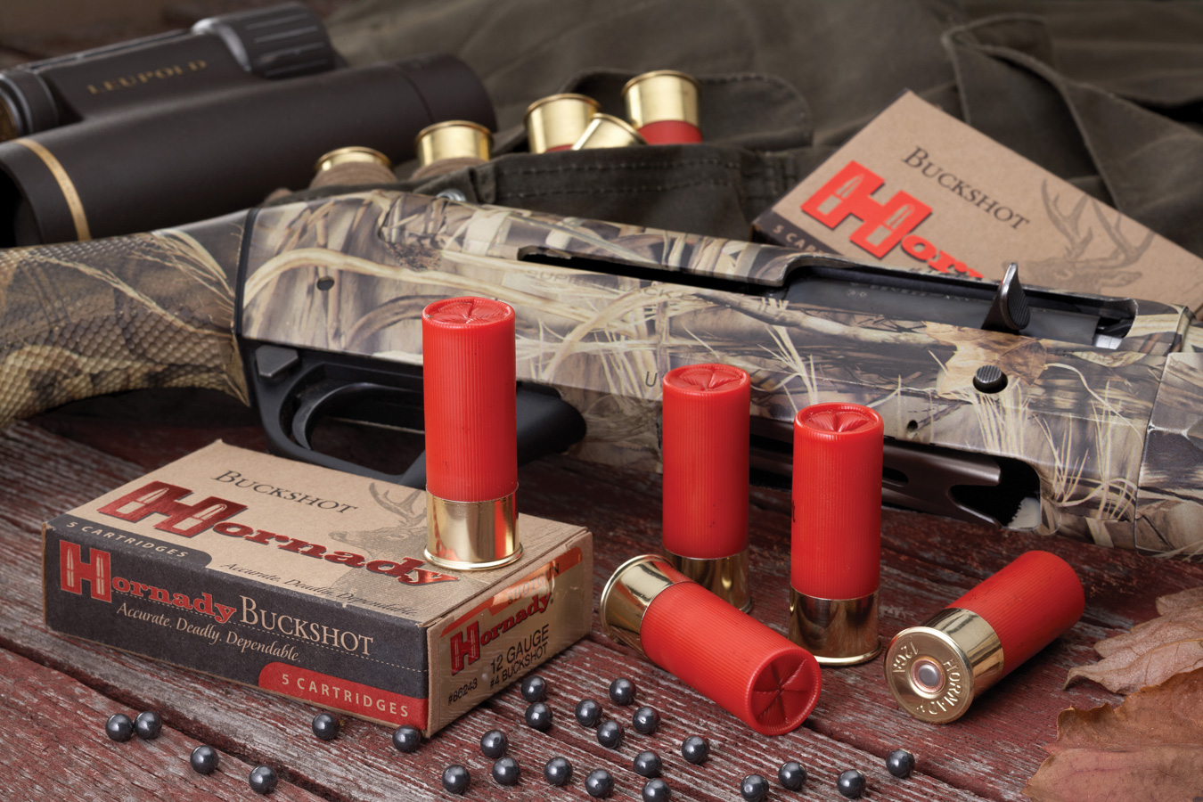 Shotgun and shells from Hornady