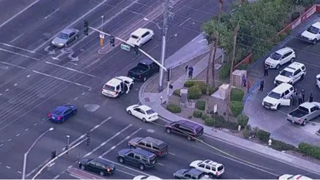 Police scene from good guys shooting