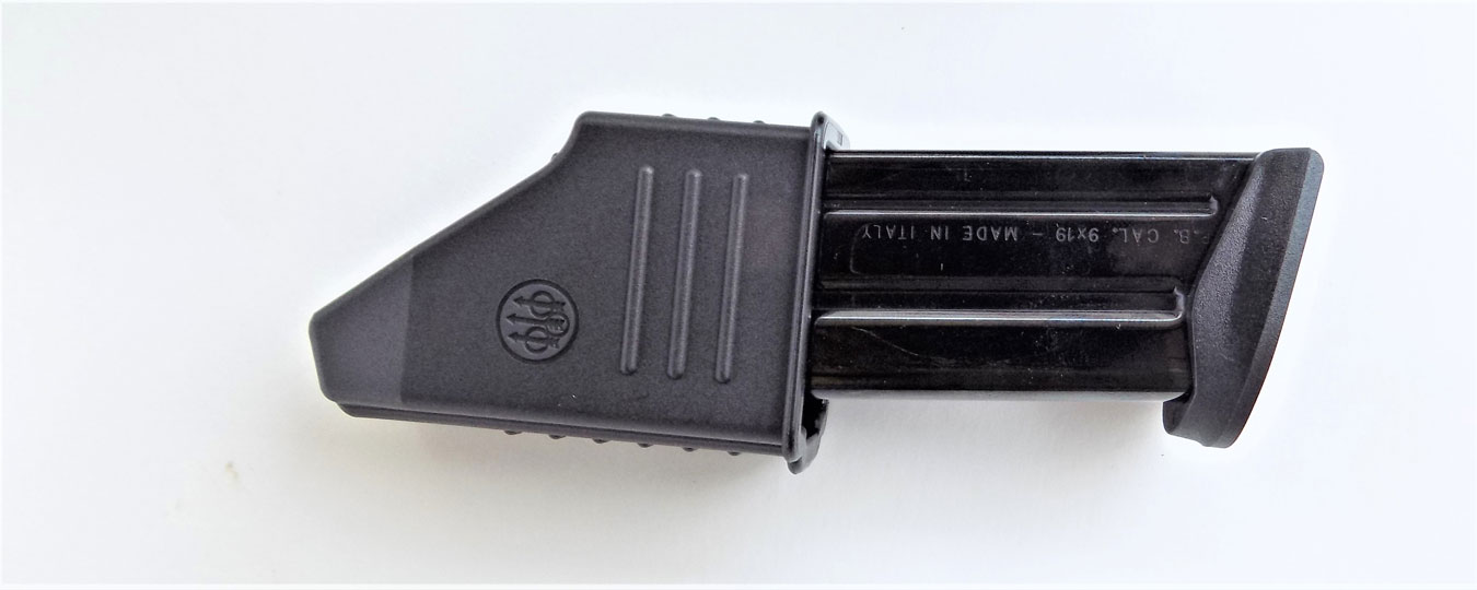 Beretta APX pistol magazine with speedloader