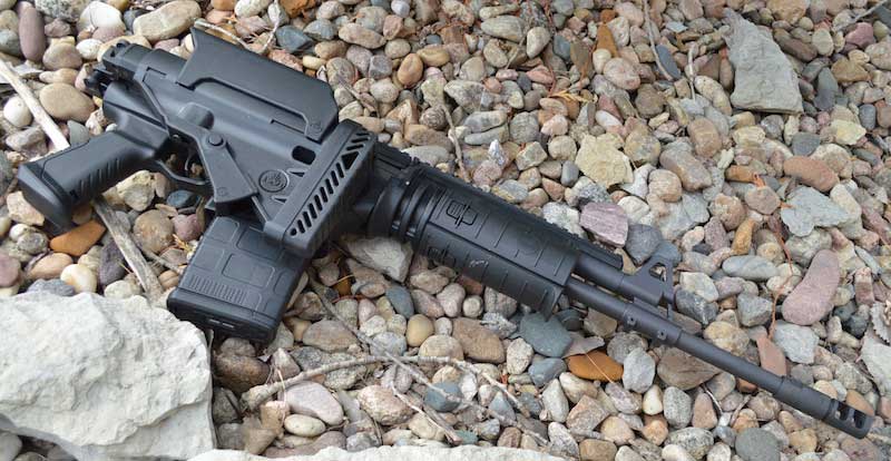 Galil Ace with stock folded