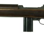 M1 Carbine rifle with wood stock left profile