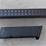 33-round Glock magazine versus the 17-round Glock 17 pistol magazine