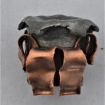 Expanded Hornady XTP bullet recoved after striking several water jugs