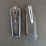 SureFire Stiletto Combat light left, pocket knife right