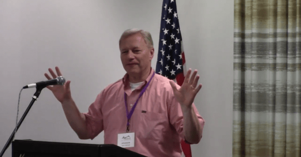 KVI radio host John Carlson in Seattle speaking at the Olympia Conference about arming teachers