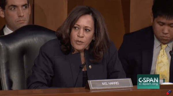 Democrat Sen. Kamala Harris speaking out against firearm ownership