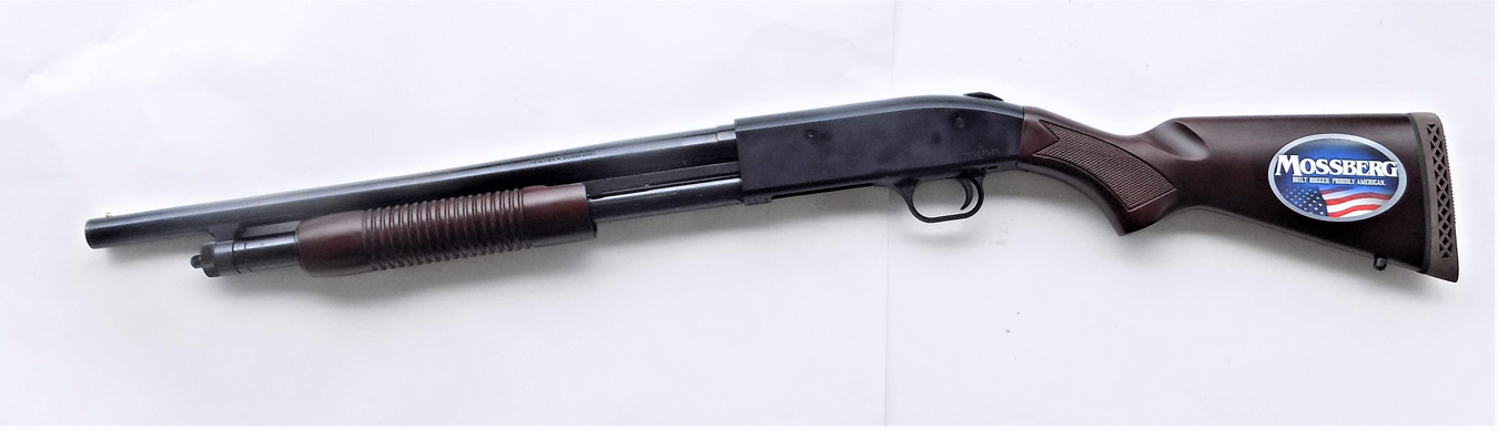 Mossberg Persuader 12 gauge shotgun left profile