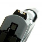 REar sight on the Kel-Tec PF9 pistol
