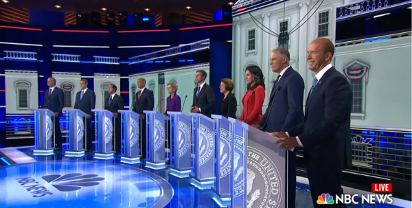 First democrat presidential debate of 2019 speaking about 2A rights