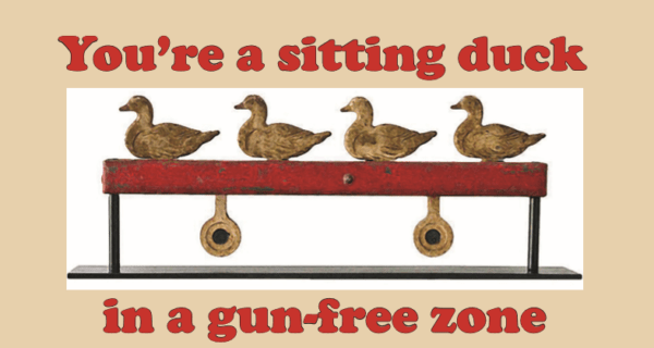 'Gun-Free Zones' graphic