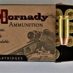 Hornady 200-grain XTP cartridge and ammunition box