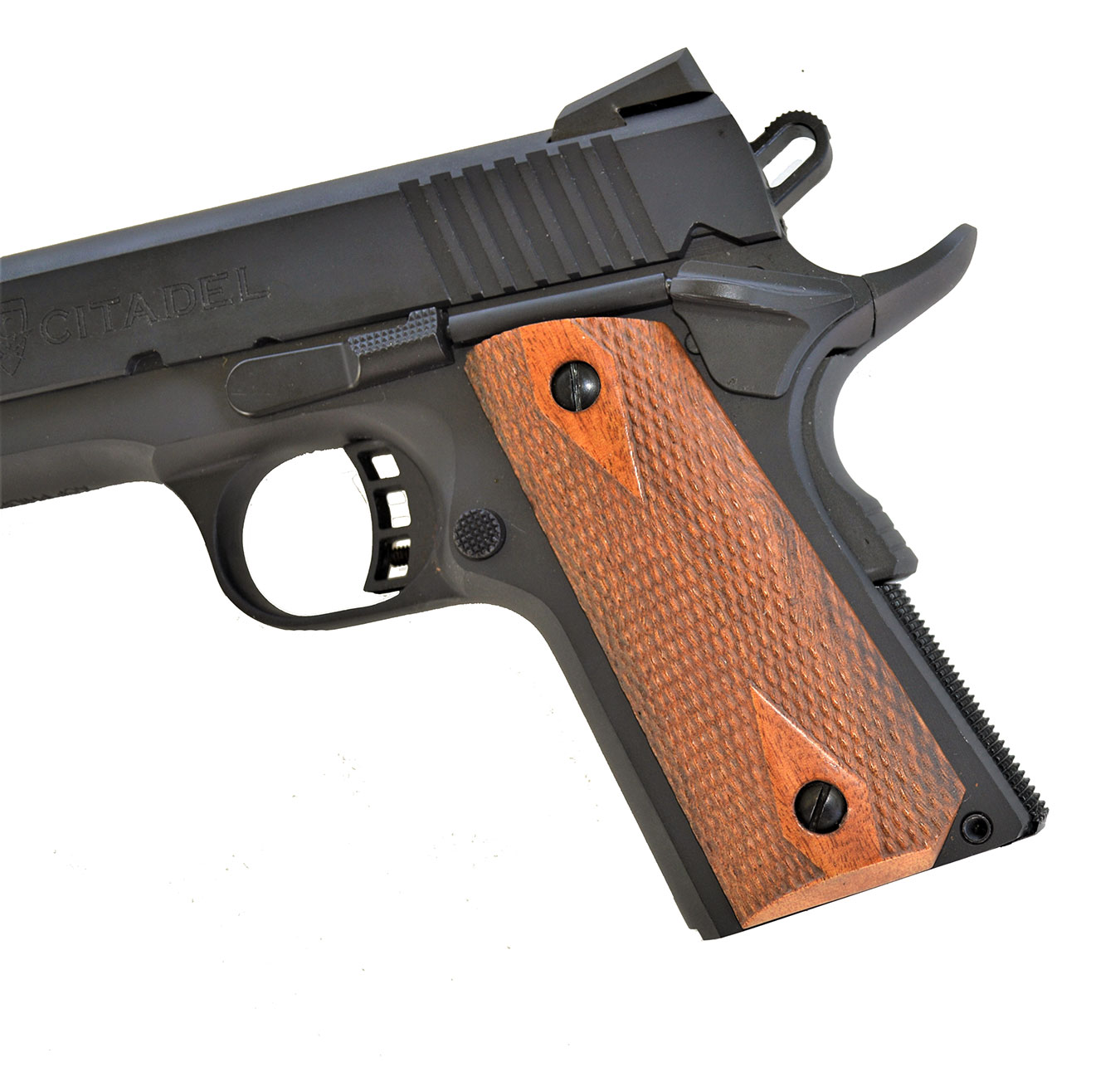 Citadel 9mm 1911 handgun with hammer down