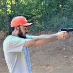 Ryan Flowers shooting the Citadel 1911 9mm pistol through recoil