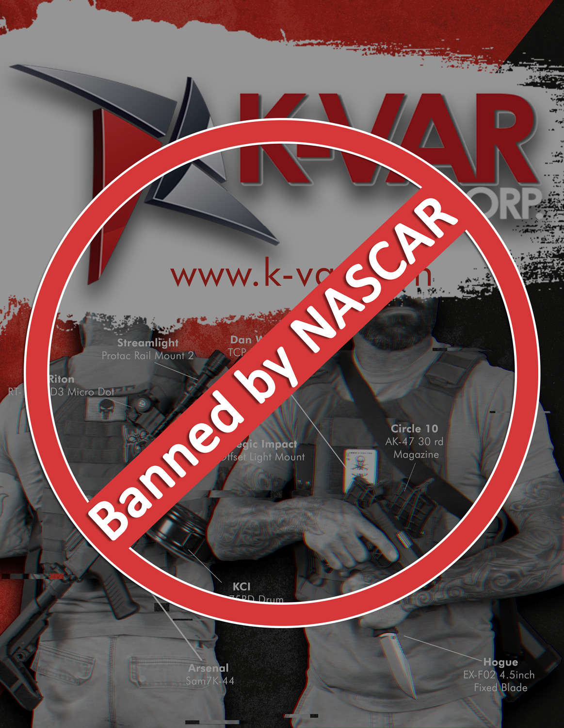 NASCAR chooses Anti-Gun stance