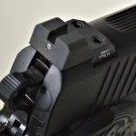 Bar stock rear sight on the Guncrafter Commander 1911