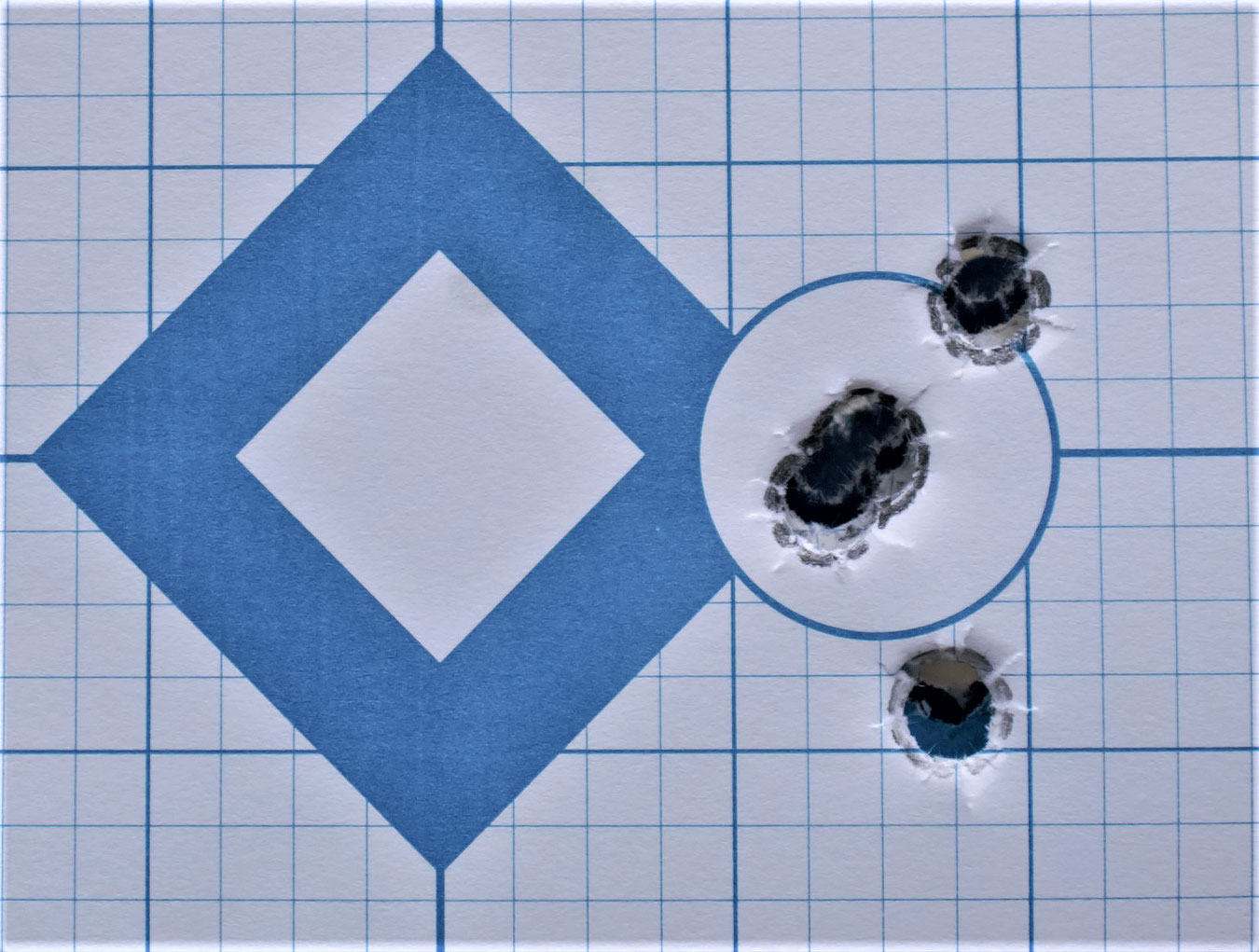 five-shot group with the Fiocchi 200-grain XTP loading