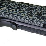 Checkered mainspring housing
