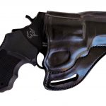 Taurus revolver in a black Galco Hornet leather holster