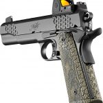 Kimber 1911 pistol with red dot sight