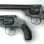 Two old Smith and Wesson revolvers