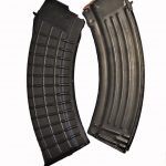 Two polymer AK-47 magazines from different manufacturers