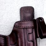 leather holster with body shield tang